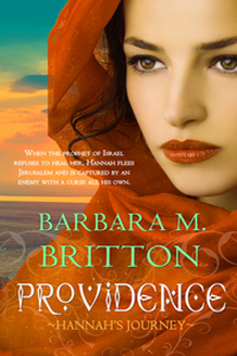 Book cover from launch.  Book title on cover is Providence, by Barbara M. Britton